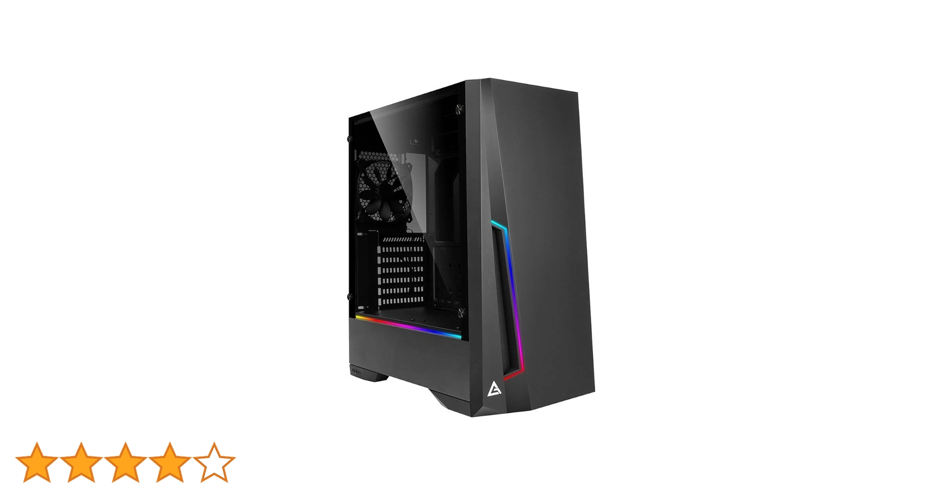 Amazon | Antec ARGB搭載、強化ガラス仕様のATX対応ミドルタワー